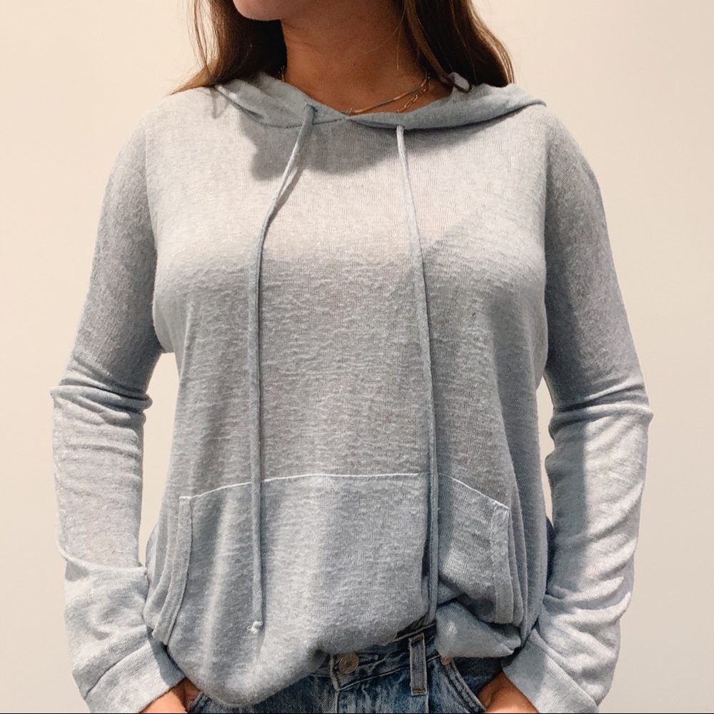 Light blue thin sweatshirt